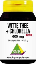 SNP Witte thee + chlorella 600 mg puur 60 capsules