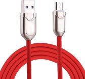 1m 2A Micro USB naar USB 2.0 datasynchronisatie snellader kabel, voor Galaxy S7 & S7 Edge / LG G4 / Huawei P8 / Geschikt voor Xiaomi Mi4 en andere smartphones (rood)