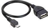 Let op type!! 20cm USB 2.0 AF to Micro USB 5 Pin Male OTG Adapter Cable  For Galaxy S IV / i9500 / S III / i9300 /Note II / N7100 / i9220 / i9100 / i9082 / Nokia / LG / BlackBerry / HTC One X