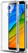 Schokbestendige TPU Cover  - Xiaomi Redmi Note 5 (Plus) - Transparant