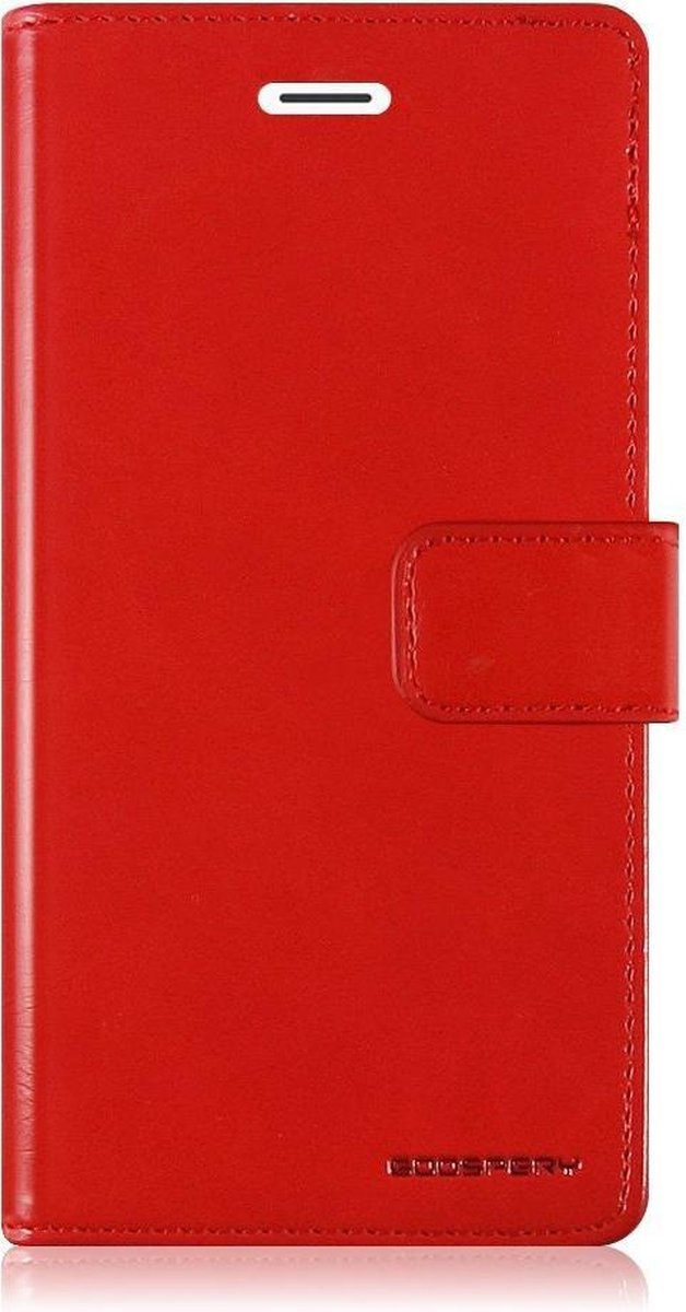 Hoesje geschikt voor Samsung Galaxy A10 - blue moon diary wallet case - rood