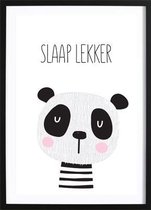 Slaap Lekker Poster (50x70cm) - Wallified - Kinderen - Poster - Print - Kinderkamer - Baby - New Born - Peuter - Kleuter - Wall-Art - Woondecoratie - Kunst - Posters