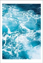 Ocean (29,7x42cm) - Wallified - Tekst - Zwart Wit - Poster - Wall-Art - Woondecoratie - Kunst - Posters