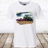 Trekker shirt Claas wit -James & Nicholson-98/104-t-shirts jongens