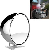 3R-044 Extra Achteruitkijkspiegel Auto Verstelbare dodehoekspiegel Groothoek Extra Achteruitkijkspiegel (zilver)