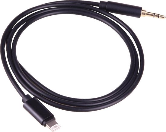 Toneelschrijver Doe het niet Bengelen 8-pins naar 3,5 mm audio-AUX-kabel voor iPhone 7 / iPhone 7 Plus / iPhone 6  & 6s /... | bol.com