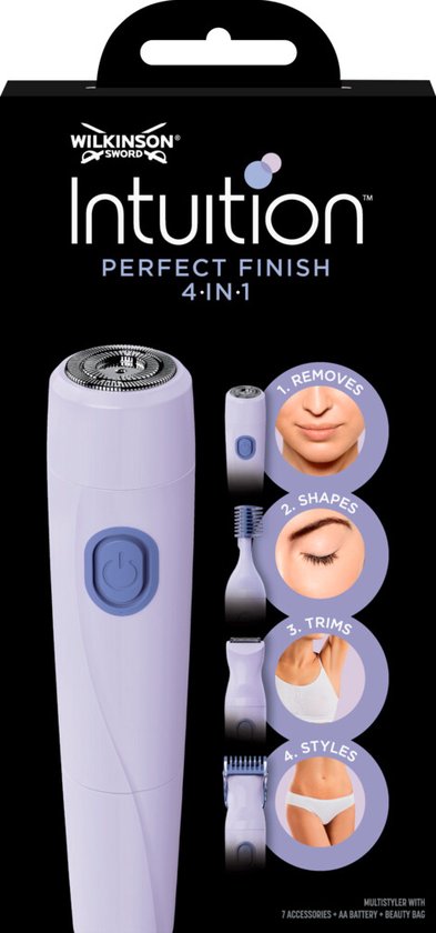 Foto: Wilkinson sword intuition perfect finish 4 in 1 trimmer en styler gezicht lichaam