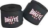 Brute Handwraps Kick boksen Bandage 4.5M - Nylon - Zwart - Boksen & Kickboksen - Bescherming, Perfecte Aansluiting - Verbeterde prestaties Handen & Polsen