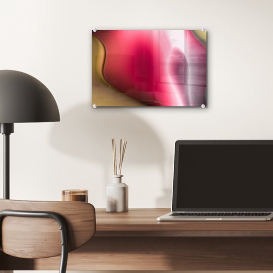 Peinture sur verre - Fond Abstrait - 30x20 cm - Peintures sur Verre Peintures - Photo sur Glas