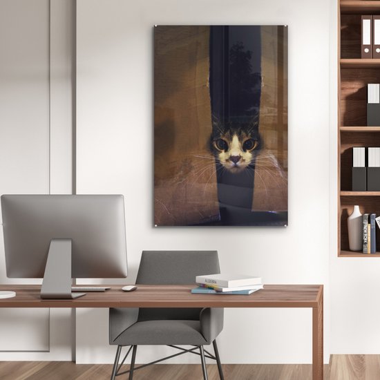 MuchoWow® Peinture sur Verre - Coucou - 60x90 cm - Peintures sur Verre Acrylique - Photo sur Glas