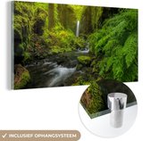 MuchoWow® Peinture sur verre - Belle image jungle - 120x60 cm - Peintures sur verre acrylique - Photo sur Glas