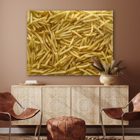 Peinture sur Verre - Fast Food French Fries - 120x90 cm - Peintures sur Verre Peintures - Photo sur Glas