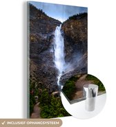 Takakkaw waterfall Canada Glas 80x120 cm - Tirage photo sur Glas (décoration murale en plexiglas)