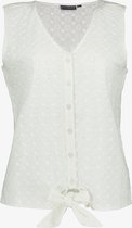 TwoDay mouwloze dames blouse wit - Maat M | bol.com