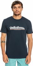 Quiksilver Between The Lines Heren T-shirt Eqyzt07216-byj0 - Kleur Blauw - Maat M