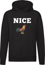 NiceHaan | dier | haan | boerderij | goed | motivatie | humor | kip | Unisex | Trui | Sweater | Capuchon