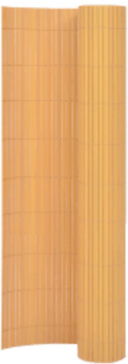tuinafscheiding, dubbelzijdig, PVC , weerbestendig, flexibel, duurzaam, geel, 90 x 300 cm