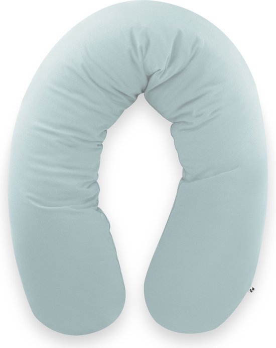 Voedingskussen - Hauck Zwangerschaps- en Verzorgingskussen XXL met microparelvulling Nurse N Care, Eukalyptus