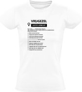 Checklist vrijgezel Dames T-shirt | vrijgezellenfeest | vrouw | humor | grappig