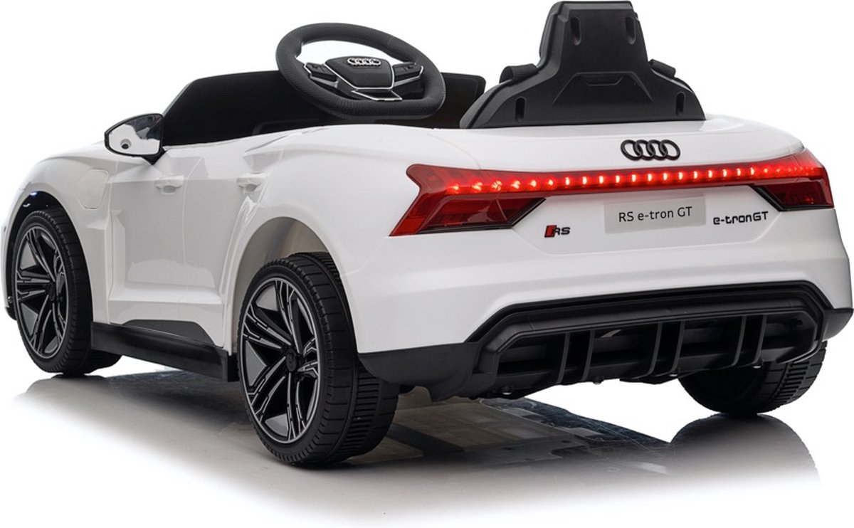 COSTWAY 6V Kinder Aufsitz Lokomotive mit Bahn, Elektro Kinderauto mit Musik, Lichter, Box unter dem Sitz & einziehbaren Fußpedalen für Kleinkinder ab 3 Jahren (Dunkelblau