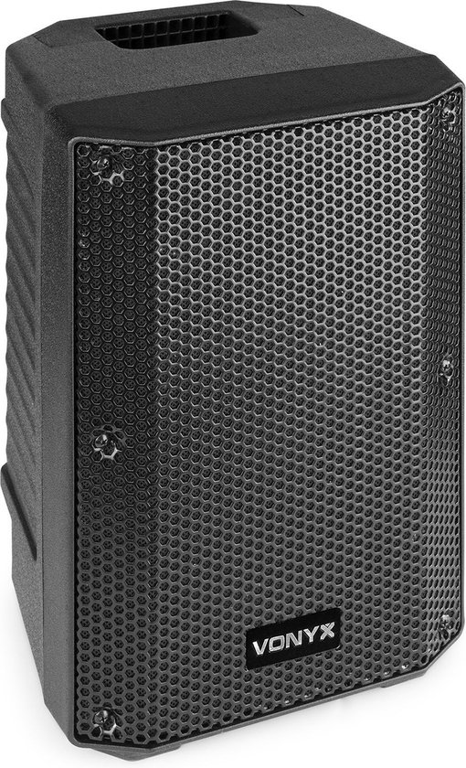 Actieve speaker - Vonyx VSA08BT - ingebouwde versterker met Bluetooth en mp3 speler - 250W - 8'' - Vonyx