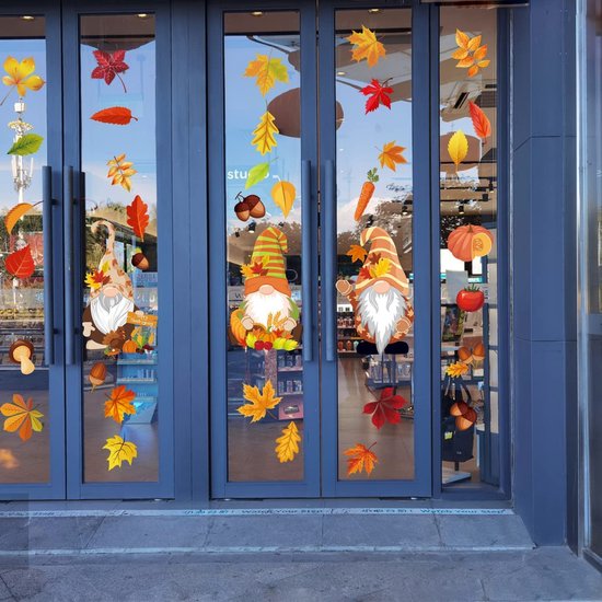 Herfst Pompoen Bladeren Cartoon Oogst Kleurplaat Gratis | Mi