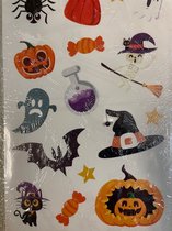 Akyol - raamsticker halloween - 2 grote vellen - XL VELLEN - 2 X -halloween raam decoratie - horror - halloween sticker - spook - griezelig - eng - halloween thema - halloween decoratie - xl halloween - halloween - versierin halloween