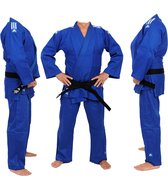 Judopak Adidas voor tieners en recreanten | J500 | blauw (Maat: 200)