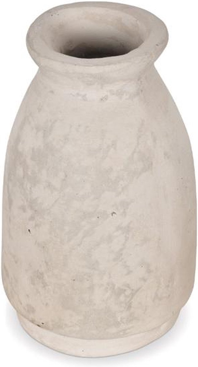 OPJET Eenvoudige papier -maché -vaas GM D9.5 H15.5 cm