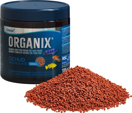 OASE ORGANIX Cichlid Carni. Granulat 1000 ML - Nourriture pour Poissons