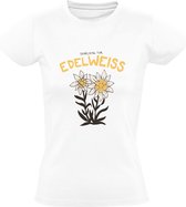 Searching for Edelweiss Dames T-shirt | plant | bloem | alpenbloem | zeldzaam