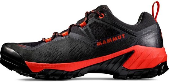 MAMMUT Sapuen Low Goretex Wandelschoenen - Black / Hot Red - Heren - EU 42