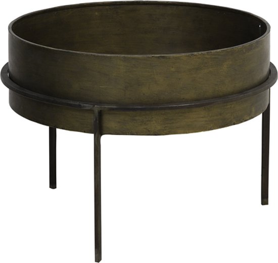Light & Living bijzettafel Abala - brons - 28x28x53cm – vtwonen