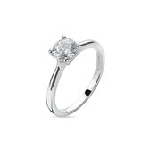 Twice As Nice Ring in zilver, solitaire  52