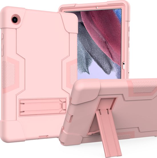 Fonu Shockproof Standcase compatible avec Samsung Tab A8 rose housse  -  10.5 inch