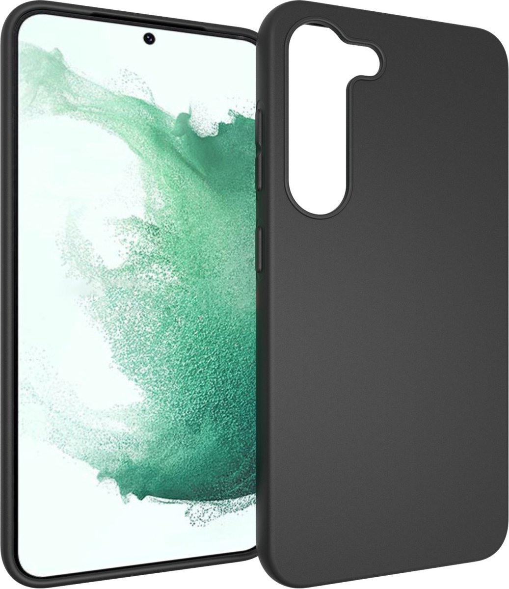 Fonu Geschikt Voor Samsung Galaxy S23 Plus Zwart hoesje