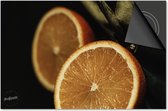 Inductie beschermer 60x60 - afdekplaat inductie mat - Dietrix Kookplaat beschermer - Base - Groente en Fruit - Sinaasappels dichtbij