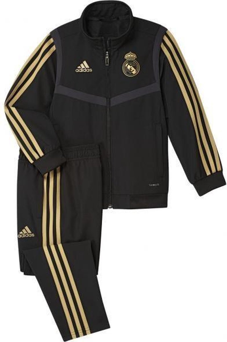 Real madrid trainingspak zwart hotsell