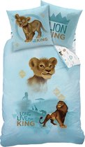 The Lion King True - Dekbedovertrek - Eenpersoons - 140 x 200 cm - Blauw