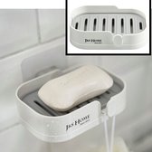 Zeepbakje - Douche zeephouder hangend met zuignap - Hangende zeepschaaltje 1 zeep- Douche - Badkamer - Keuken - Toilet