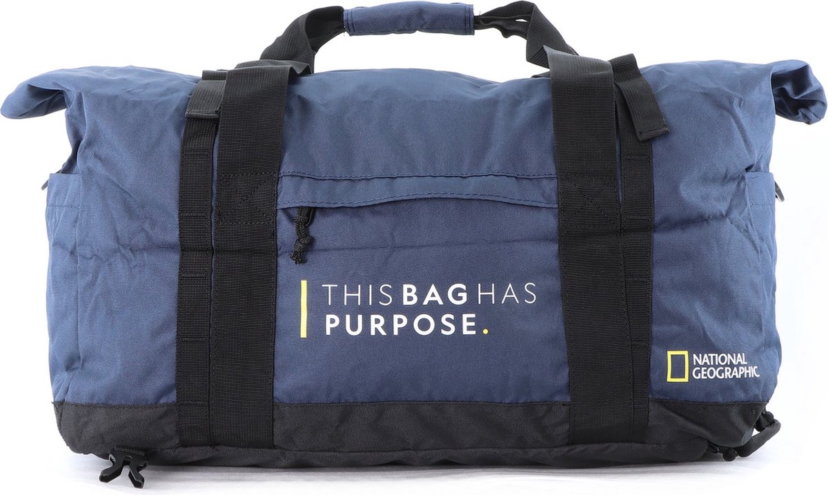 National Geographic Opvouwbare Reistas / Weekendtas / Sporttas - 29 Liter - Vegan - Pathway - Marine Blauw ki - Marine Blauw