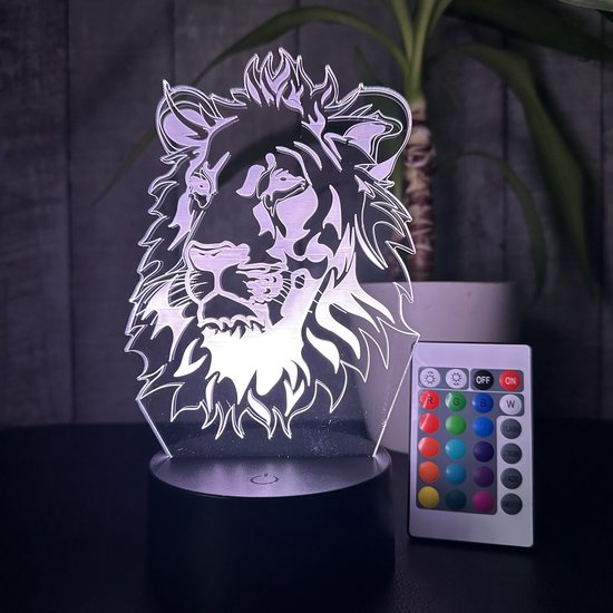 Klarigo®️ Veilleuse - Lampe LED 3D Illusion - 16 Couleurs - Lampe