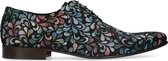 Sacha - Heren - Suède veterschoenen met print - Maat 42