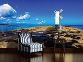 Windmill Facing Out To Sea Photo Wallcovering
