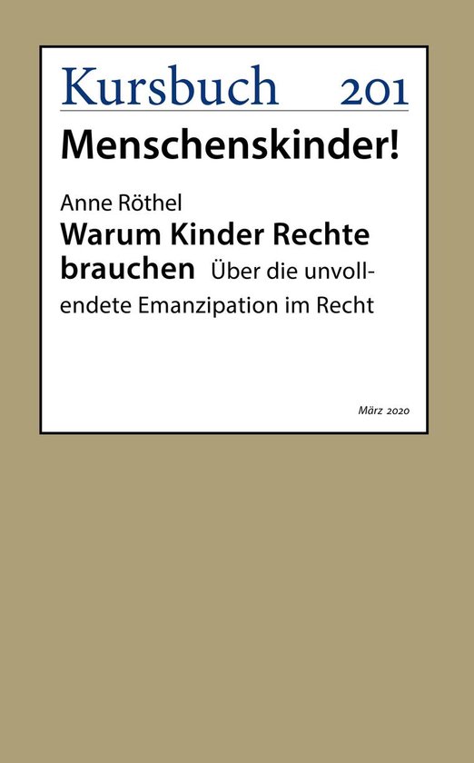 Warum Kinder Rechte brauchen - cover