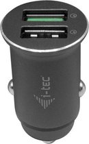 i-tec Quick Charge USB A Autolader - 36w - Grijs