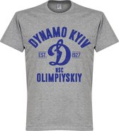 Dynamo Kiev Established T-Shirt - Grijs - XXL