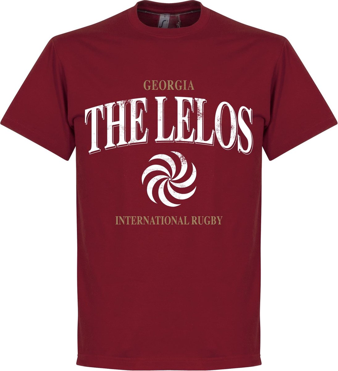 Georgië Rugby T-Shirt - Rood - XXL