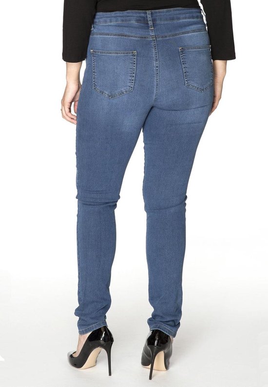 Yoek | Grote maten - dames jeans skinny fit - lichtblauw | bol.com