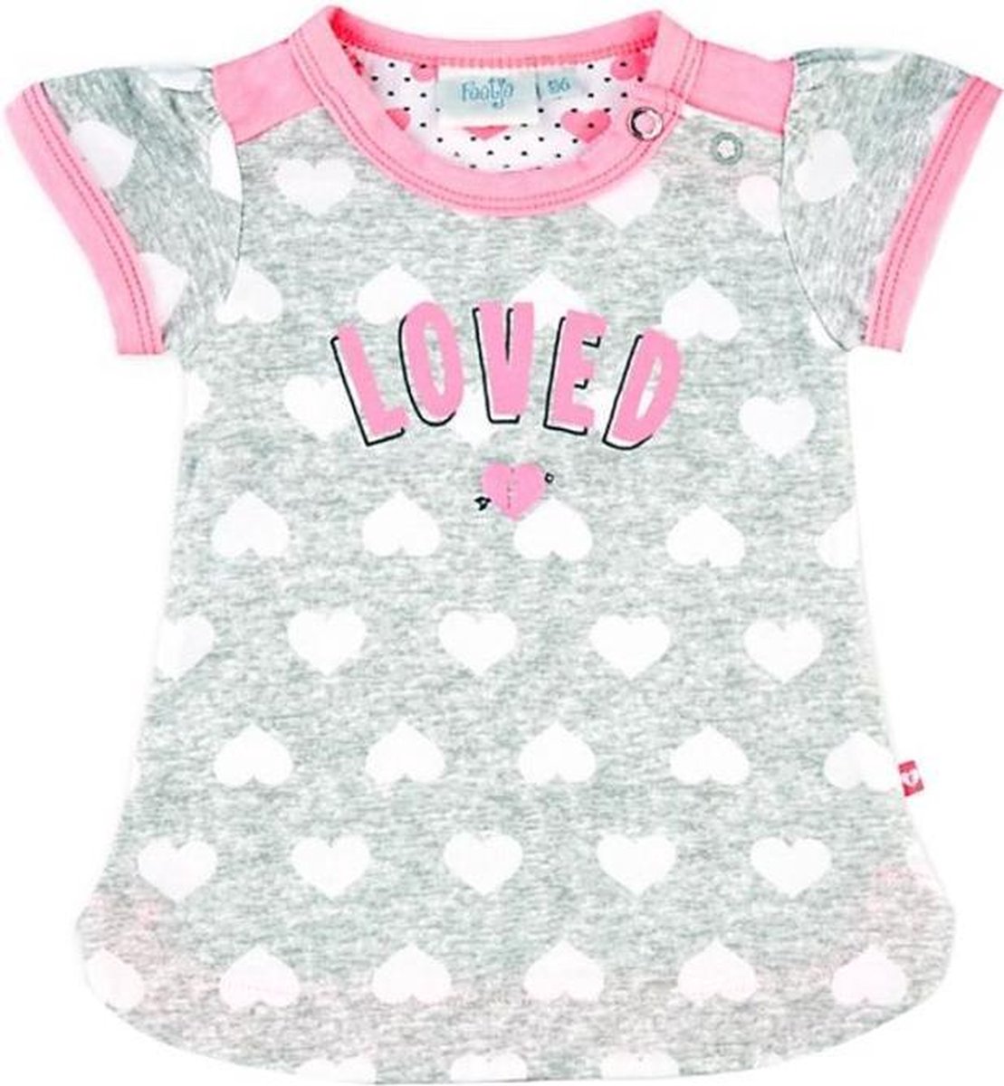 Feetje k/m AOP Loved jurk|MT. 56